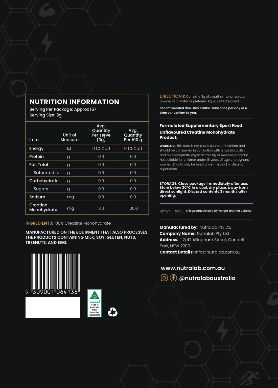 Creatine Monohydrate